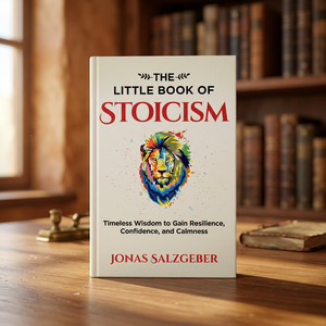 El pequeño libro del stoicismo de Jonas Salzgeber, libro en inglés con tapa blanda, libro sobre la felicidad, la disciplina y la mentalidad. - Product Image 1