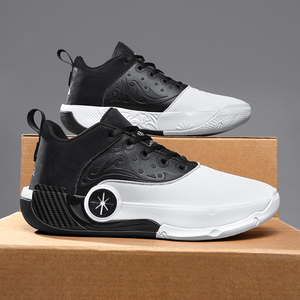 รองเท้าบาสเก็ตบอลโฮโลแกรมล้ำสมัยสำหรับผู้ชาย สีเงินเมทัลลิก รองเท้ากีฬาน้ำหนักเบา ประสิทธิภาพสูง - Product Image 4