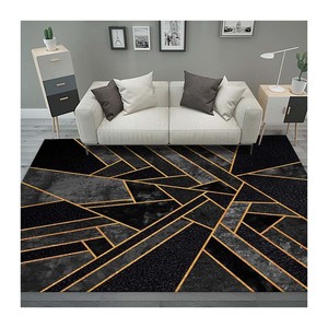 Tapis de porte personnalisé en <span class=keywords><strong>velours</strong></span> cristal lavable en polyester avec poils longs pour couloir, chambre <span class=keywords><strong>ou</strong></span> salon - Product Image 1