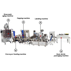 Línea de Envasado Automática para Bolsitas de Nicotina, Tabaco Masticable en Polvo y Snus, con Sistema de Llenado y Tapado de Papel Filtro - Product Image 3