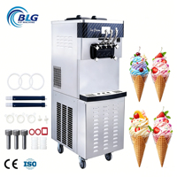 Machine à Glace Soft Commerciale à Double Compresseur