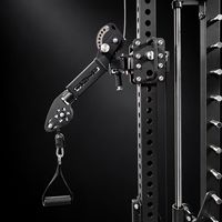 Support de câble réglable pour rack de musculation, accessoire d'entraînement fonctionnel pivotant multi-angles pour la maison et les salles de sport commerciales