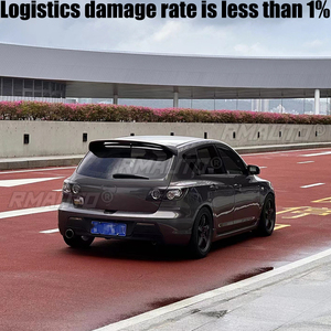 Alerón Trasero para Mazda 3 M3 2006-2013 Hatchback, Luces Traseras, Alerones de Fibra de Carbono, Alerón Deportivo Decorativo para Techo - Product Image 2