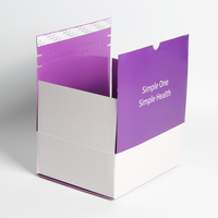 Boîte d'expédition en carton ondulé avec fermeture éclair et logo personnalisé, bande adhésive détachable, boîte auto-scellante pour l'expédition postale de commerce électronique