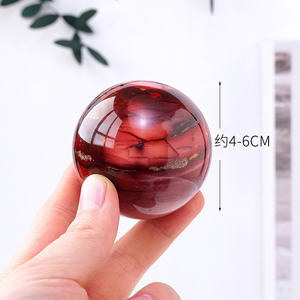 Venta al por Mayor de Esferas de <span class=keywords><strong>Jaspe</strong></span> Mookaite Natural, Cristales de Piedra Pulida para Sanación - Product Image 4