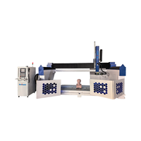 Máquina CNC de 5 Ejes para Cortar Espuma, Madera y Moldes de Barcos y Automóviles, Máquina CNC para Trabajar la Madera con Rotatorio para Fresado de Estatuas