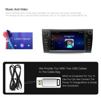 Autoradio multimédia vidéo GPS Android 11 8'' pour BMW Série 3 E90 E91 E92 E93 2005 - 2013