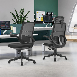 품질 편안한 현대 사무실 가구 이그제큐티브 컴퓨터 게임 디자이너 회전 의자 인체 공학적 메쉬 패브릭 사무실 의자 - Product Image 3
