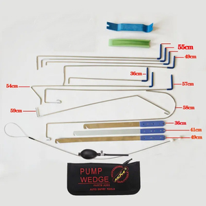 طقم فتح أقفال السيارات الاحترافي من كلوم، 18 قطعة، مع أداة التقاط طويلة المدى لفتح أبواب السيارات، وقطعة واحدة من مضخة كبيرة لفتح الأقفال - Product Image 2