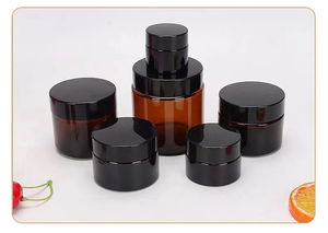 Frascos de Vidrio Ámbar para Crema para el Cuidado de la Piel - 10g-50g con Tapa de Rosca - Product Image 2