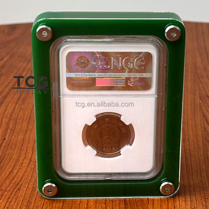 TCG nhà máy tùy chỉnh kích thước thẻ acrylic màu xanh lá cây tấm Acrylic hiển thị đồng xu bao gồm hai tấm Acrylic - Product Image 1
