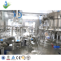 Ligne de production de machines de remplissage automatiques de boissons gazeuses et de sodas