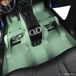 Alfombrilla de Piso para Automóvil de Diseño de Lujo, Cobertura Completa de 360°, Cuero Nappa Antideslizante, 5 Piezas, Tamaño Personalizable, Acabado Mate - Product Image 6