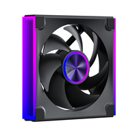 Ventilador de caja ARGB de alto rendimiento upHere de 120 mm, ventilador de refrigeración silencioso para PC con PWM de 4 pines, para chasis de escritorio, alto flujo de aire, precio de fábrica