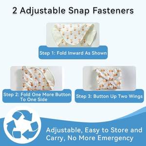Impermeável reutilizável mulher lavável sanidade guardanapo almofadas - Product Image 5
