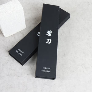 Cajas de Regalo Negras de Alta Gama con Laminado Mate, Forro de Esponja, Logotipo Personalizado e Impresión para Presentación de Cuchillos - Product Image 2