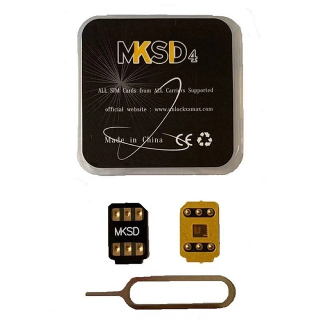 MKSD ultra 4 V1.31 with IMEI For15 Series SIM Card Chip for IS 16.4.1 for Ip 6s - 13 Pro Max Heicard QPE Rsim for Is 18