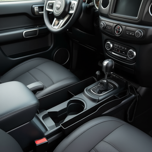 Organizador de Asiento para Auto, Bandeja para Jeep Wrangler JK 4 Puertas, Caja de Almacenamiento para Palanca de Cambios, Bolsillo Lateral, Unidad de Almacenamiento para Consola - Product Image 2