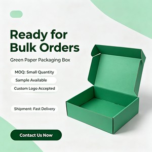 Toptan Özel Baskılı Yeşil Kişiselleştirilmiş Abonelik Posta Gönderi Kağıt Kutuları Posta Hediye Paketleme Karton Posta Kutusu - Product Image 4