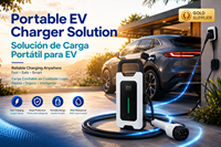 Chargeur EV portable 32A Wi-Fi triphasé 11 kW AC Type 1 Type 2 GBT Station 3,5 kW 7 kW 22 kW, conçu pour les distributeurs - Meilleures ventes