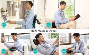 หมอนนวดชิอัตสึแบบขายส่ง ปรับระดับได้ ไร้น้ำหนัก นุ่มสบาย เหมาะสำหรับการเดินทาง ใช้เสริมร่างกาย ใช้ในบ้าน - Product Image 5