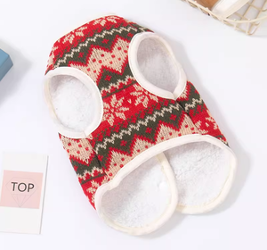 Herbst Winter 3D Bär Weihnachten Katzen-Stil Gestrickter Pullover für Hunde Niedliche Flanell Haustier Teddy Warme Kleidung Waschbar Bequem - Product Image 3