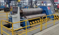 Machine à rouler les tôles en acier au carbone à quatre rouleaux entièrement hydraulique automatique W12K W1K-4X1500, performances stables et utilisation facile