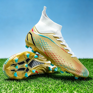 <span class=keywords><strong>Scarpe</strong></span> da <span class=keywords><strong>Calcio</strong></span> FG Leggere con Caviglia Alta, Antiscivolo, per Allenamento, Logo Personalizzabile OEM - Product Image 2