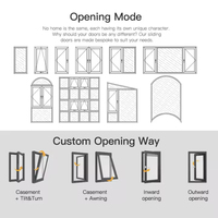 Grande porte coulissante automatique verticale moderne sans cadre, à rupture de pont thermique, en aluminium et verre, pour intérieur/extérieur, type accordéon, pour salle de bain