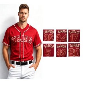Camisetas de los New Jersey Devils VIVA TEJAS Taysha Texas Rojas 2026 City Connect de Béisbol, Camiseta Tejas, Papel Picado, DeGrom, Seager, <span class=keywords><strong>Duran</strong></span> - Product Image 2