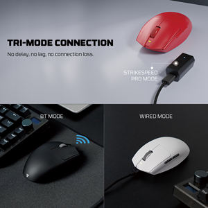 Fantech XD7V2P nuovo arrivo 3 modello di connessione Mouse Wireless 26000DPI 3395 Mouse da gioco - Product Image 4