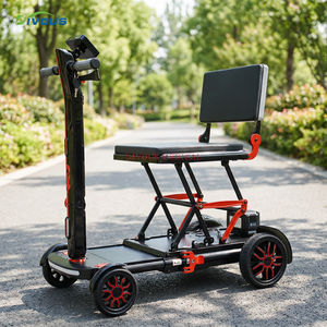 Scooter électrique pliable léger en fibre de carbone Divous DOS158, 4 roues, pour adultes - Product Image 1