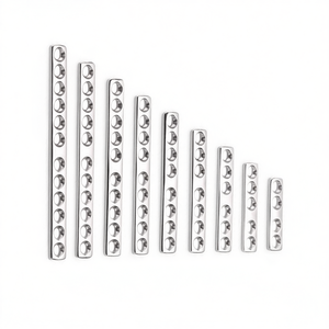 Custom Size Dynamic <b>Compression</b> Plate 2.7mm S.S. (6.7,8,9,10,12 Holes) Veterinary Orthopedic Use Surgical Instruments - Product Image 1