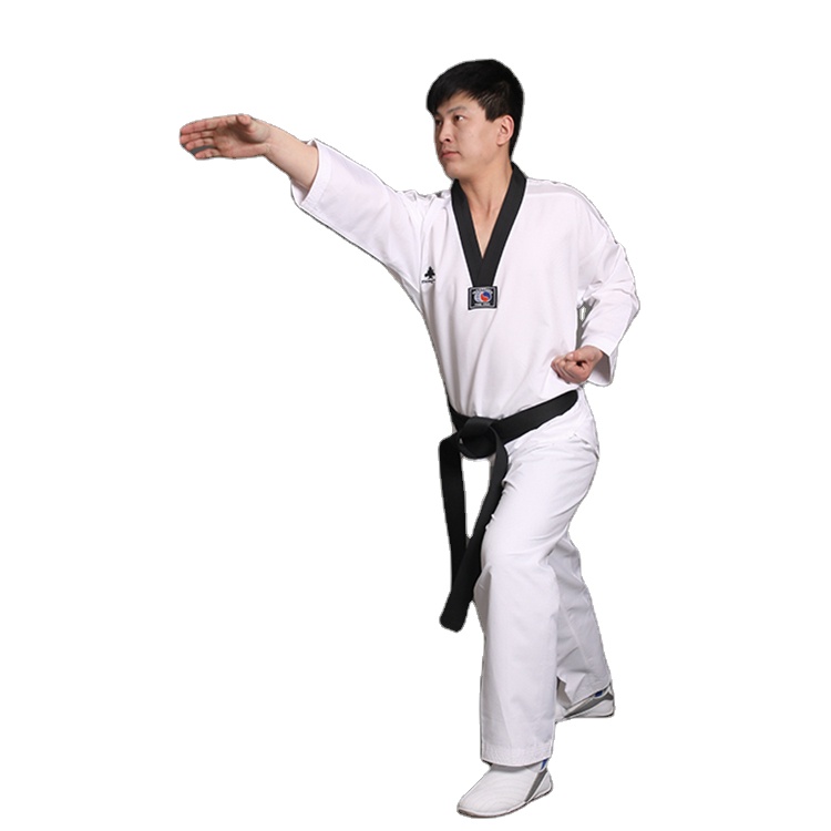 Сделано в Китае, качество хорошее и цена низкая, одежда для боевых искусств, тхэквондо, мастер, добок, тхэквондо, добок, одобрено wtf