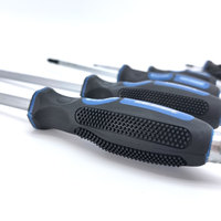 Tournevis cruciforme professionnel LETORQ, qualité industrielle, acier CR-V avec queue traversante et poignée confort antidérapante