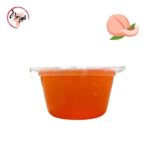 ไข่มุกป๊อปปิ้งรสพีชคุณภาพสูง ขายส่ง 120 กรัม 60 ถ้วยต่อกล่อง สำหรับร้านกาแฟและของหวาน อายุการเก็บรักษา 12 เดือน - Product Image 1