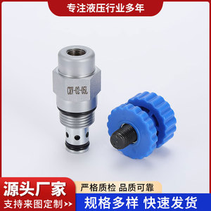 วาล์วไฮดรอลิกนิรภัยแบบไดเร็กท์แอคติ้งชนิดเกลียว Crv02 พร้อมมือจับปรับได้ สำหรับใช้งานในอุตสาหกรรม - Product Image 2