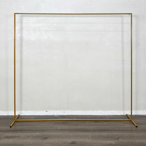 Nuevo Soporte de Fondo de Pared con Flores Románticas Modernas, con Tamaño Personalizable y Marco de Acero, para Decoración de Bodas y Fiestas - Product Image 1