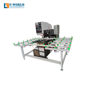 Machine de perçage de verre E-WORLD, tension personnalisée, châssis en acier, haute précision, contrôle PLC, épaisseur de 3 à 19 mm, routeur CNC haute performance - Product Image 1