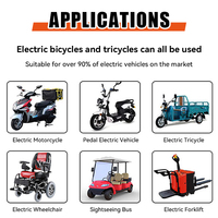 Customized 36V 48V 60V 72V 20Ah 30Ah 50Ah 100Ah 150Ah 200Ah 18650 21700 Lithium Battery Pack for Electric Motorcycles 6000
