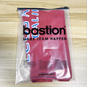 Free Design Custom Printing Biodegradable PE/CPE Transparent Slider Zipper Plastic Bag for <strong>Packing</strong> <strong>Tshirt</strong> - Product Image 6