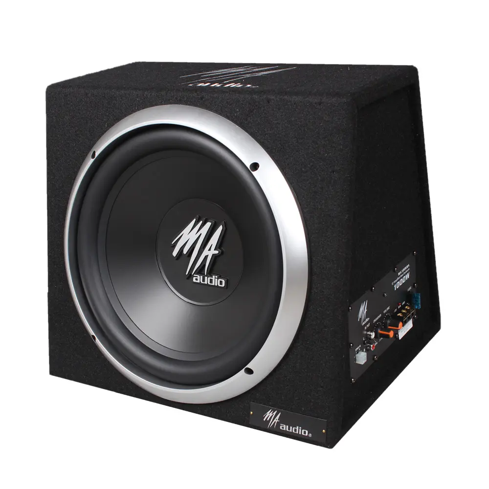 Tianpu ma102eba caixa de som automotivo, subwoofer, caixa de som de carro 12 polegadas