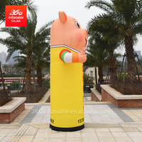 Affichage gonflable extérieur, Totem gonflable, Colonne lumineuse gonflable, Lampe LED publicitaire gonflable de bonne qualité