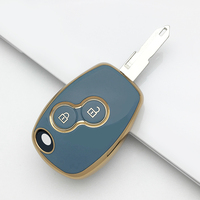 Coque de clé de voiture à distance en TPU de haute qualité pour renault Kadjar Captur megane 3 boutons étui de clé de véhicule