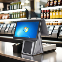 PC tout-en-un de haute qualité avec système Windows Imprimante à double écran POS Machine Prix de gros pour le traitement du paiement