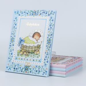 Diario Personalizzato per Neonati, Libro dei Ricordi del Primo Anno, Registro di Crescita, Copertina Rigida in Tessuto di Lino, Quaderno per la Gravidanza - Product Image 1