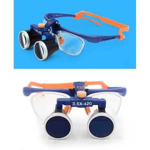 3.5X <b>Magnifying</b> <b>Glasses</b> Head-Mounted Design ABS Metal for Oral Otolaryngological Ophthalmic Surgical Micro-Industrial Medical - Product Image 2