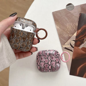 Étui pour écouteurs Apple <span class=keywords><strong>Airpods</strong></span> 2 3 4 Pro2 avec motif de peau de python brillant, housse pour écouteurs sans fil pour <span class=keywords><strong>Airpods</strong></span> Pro3, boîte de charge - Product Image 2