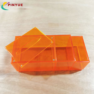 Boîte de rangement pour papier toilette imperméable personnalisée, support de rangement créatif, boîte de rangement multifonctionnelle pour papier toilette en acrylique pour bureau - Product Image 2