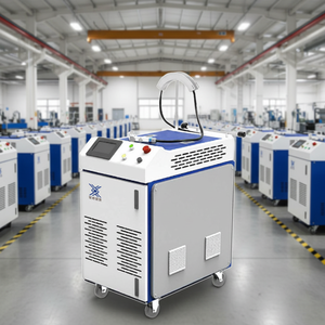 Machine de nettoyage au laser à <span class=keywords><strong>fibre</strong></span> portable pour éliminer la rouille et la peinture des surfaces en acier inoxydable et en bois, toute neuve - Product Image 4